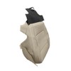 UINIEBOOM Driver Bottom Perforated Leather Seat Cover, Replacement Tan Driver
