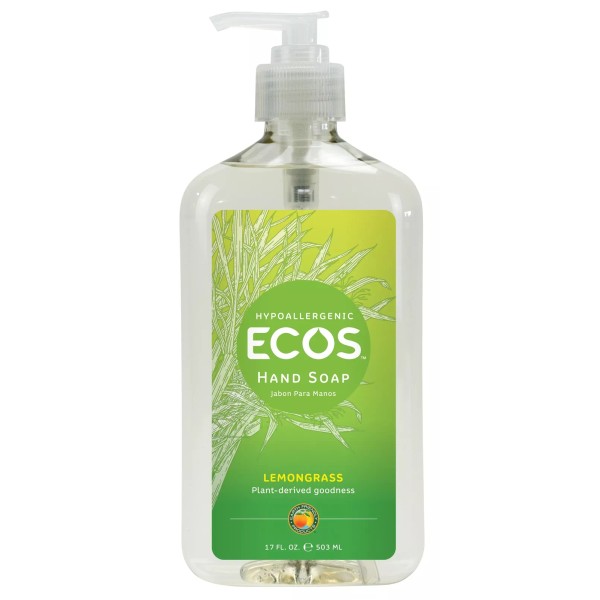 Ecos Hypoallergenic Hand Soap Refill Lemongrass 32 Fl Oz