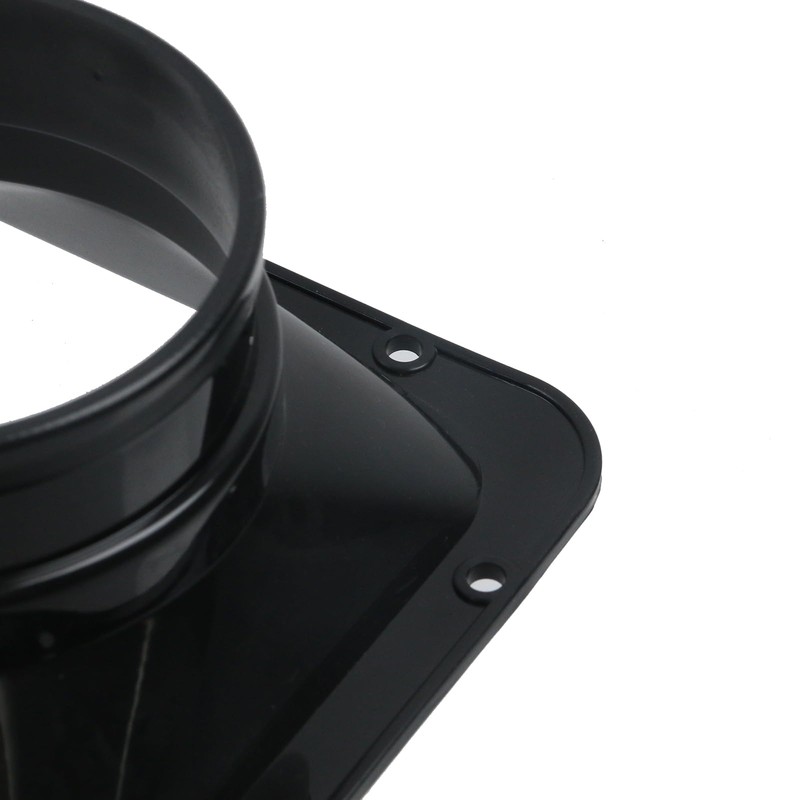 Geesatis 4 inch Duct Connector Flange,Metal Straight Pipe Flange Square