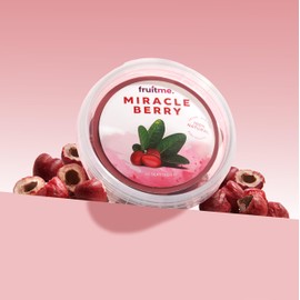 Miracle Berry Whole Fruit - 30 Gently Dried Miracle Fruit Seedless Halves - Sweeten Those Sour Moments with Unique Taste Changing Magic Berry