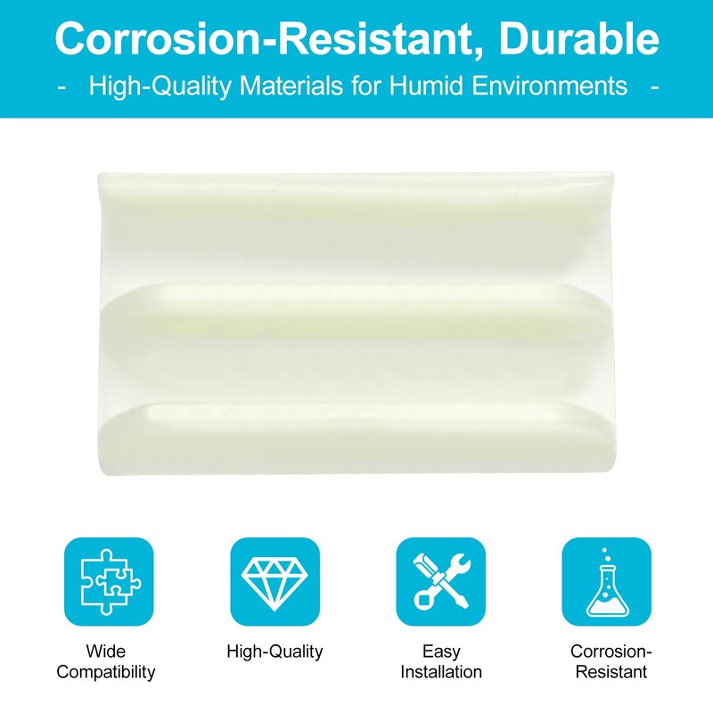 M6219 Sliding Shower Door Bottom Guide - Plastic Track Guide