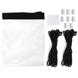 4:3 Thickened 100% Polyester Portable Foldable White Soft Projector Screen Curtain84-Inch