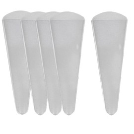 luzen 60Pcs PVC Transparent Embroidery Scissors Cover Scissors Sleeve Scissors Pointed Protection Cover Packaging Cover