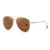 TJUTR Tangle Free Aviator Sunglasses for Women Men, Polarized UV400