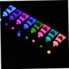 Minkissy 8pcs Washable Dark Reactive Face Paints Safe Luminous Bodypaint
