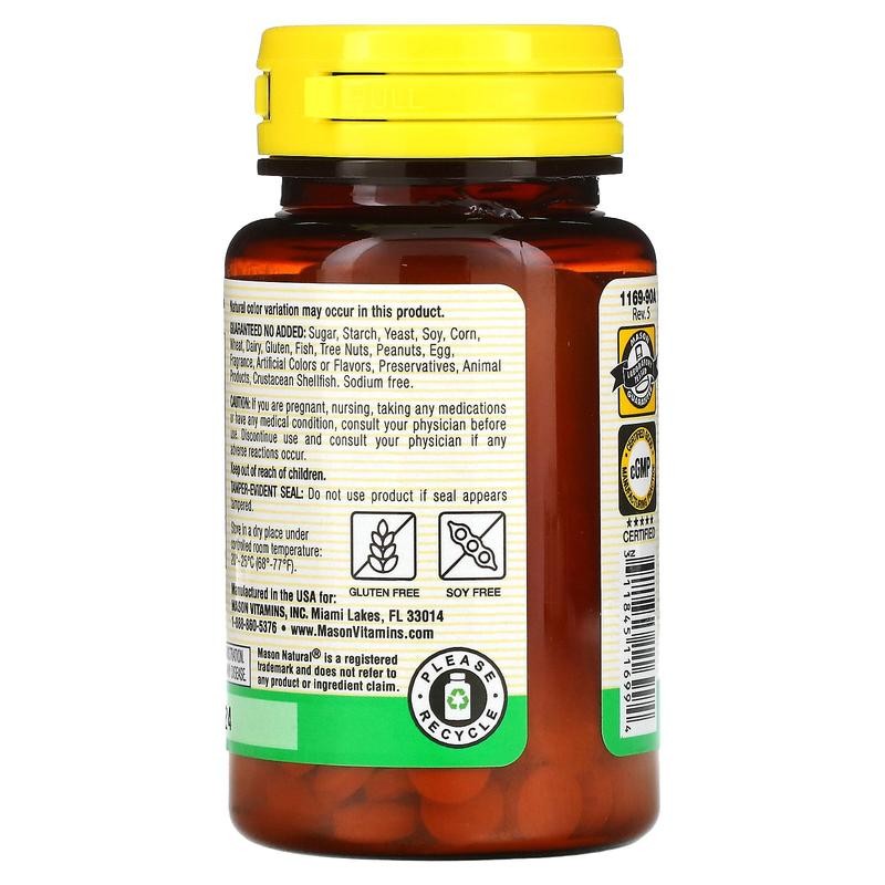 Mason Natural Folic Acid B6 & B12, 90 Tablets