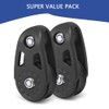 RANDDER Kayak Pulley Kit,Heavy Duty Kayak Slide Rail Anchor Trolley