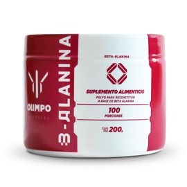 Olimpo Beta Alanina Suplemento 200g, Hércules Sin Sabor, 100 Servs. Sabor Sin sabor