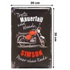 Geschenkeparadies 24 Decorative Tin Sign 20 x 30 cm Despite