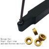 Zouzmin RCMT10T3M0 10pcs Carbide indexable Turning Insert with 5/8" SRDCN1616H10
