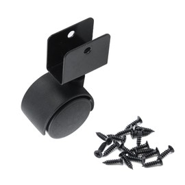 Pufguy 8pcs Caster Bracket U Bracket Caster Wheels U Clamp Wheel 1.57" Caster Wheels Rolling Wheels for Cabinet, Table, Chair and Other Furniture