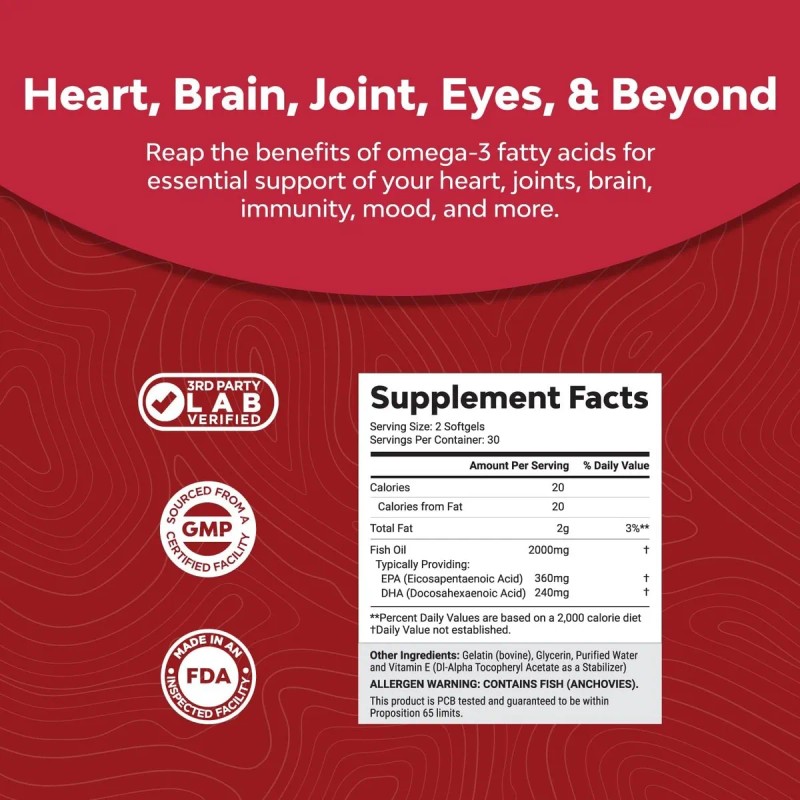 Natures Craft Omega 3 Fish Oil With Epa And Dha
