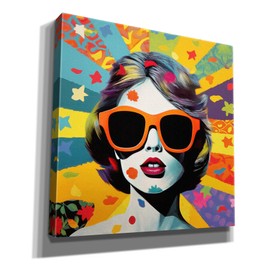 Epic Graffiti 'Femme Fatale Pop 12' by Irena Orlov Canvas Wall Art, 12" x 12"