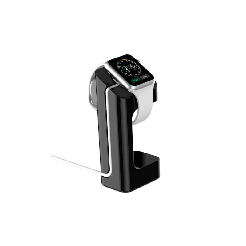 KONTONTY Watch Charging Stand Black Dock for Slip Base Lightweight