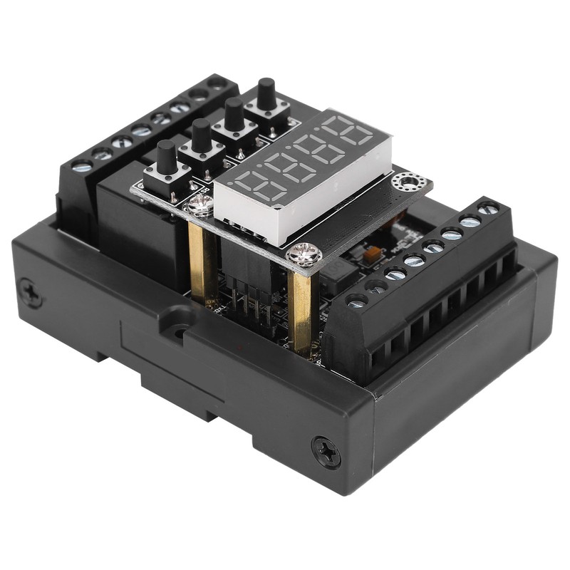 PLC Industrial Control Board Relay Digital Tube Integrated with Shell