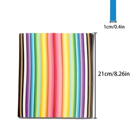 Origami Stars Papers, 1350 Sheets Children's Lucky Star Origami Strips for Make Wishing Stars, DIY Paper Crafts (27 Color)