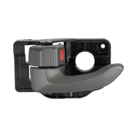 KarParts360 For Kia Soul 2010 2011 2012 2013 Interior Door Handle Driver Side | Front | Gray | Made of Plastic | With Door Lock Button | Replacement For 826102K010