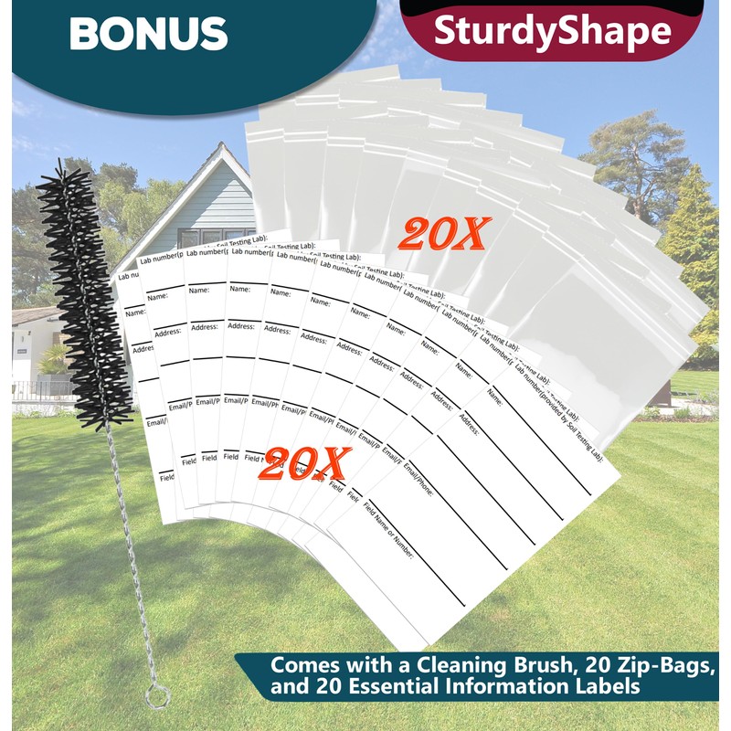 SturdyShape Soil Probe Sampler Kit (40 Inch)