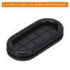 sourcing map Rubber Grommet Mount Size 50 x 20 mm