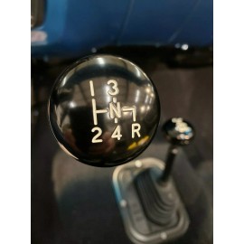 Vintage K5 SM465 Black Billet Aluminum Transmission Shift Knob 3/8-24