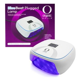 Organic Nails BlueBeat Plugged Professional LED/UV Nail Lamp, 80W, Digital Timer, White