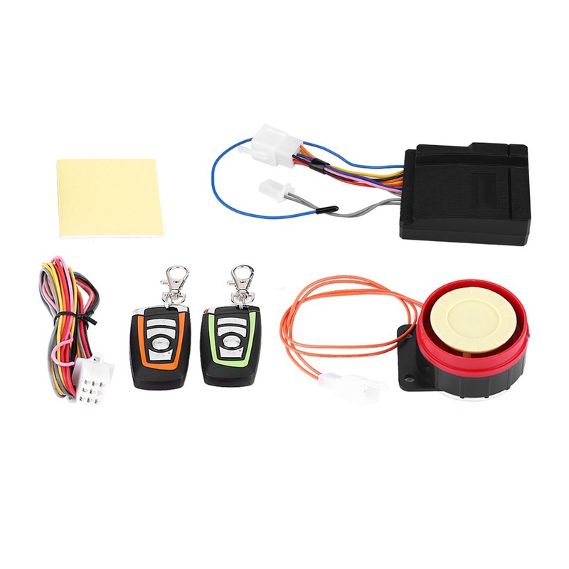 Motorcycle Anti theft Security Alarm System Remote Control