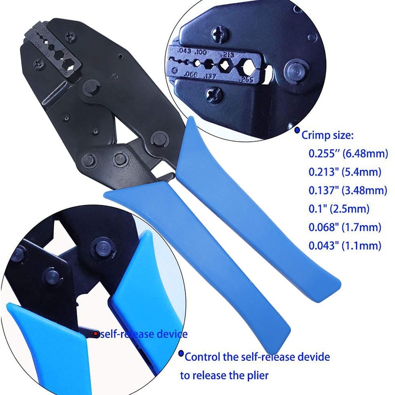 Yeerong BNC crimping tool kit,20 BNC male crimp-on connectors and