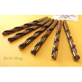 Drill Hog 1/8", 3/16", 1/4, 5/16, 3/8", 1/2" HI-Molybdenum M7 Drill Bit Pack Drill Hog®