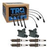 TRQ Ignition Kit Ignition Coil Spark Plugs Spark Plugs Wire