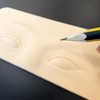 3D Stereoscopic Eye Rubber Practice Pad for Semi-Permanent Eyebrow Tattoo Feathering Eyeliner 3ea