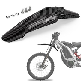 XINGWU Front Fender for Surron Light Bee X/S Segway X160/X260 Dirt Bike Motorcycle Front Fender Modified Mudguard Protector for Eikes Carbon Fiber Style