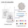 Dolores Bolsa Ecologica Tela Astronaut Mundo Oceánic Colorea Niño