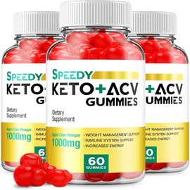 Rillvo (3 Pack) Speedy Keto ACV Gummies Speedy ACV Advanced Keto Formula  Plus...