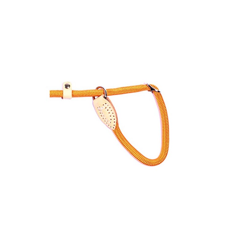 Profti Retriever Lead made from Nylon, Leather Elements, Pull Stop,