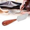 Leather Knife High Speed Steel Wooden Handle Easy Control Widely