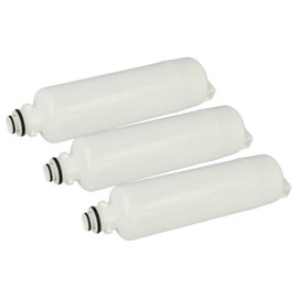 vhbw 3x Wasserfilter Filterkartusche Filter Ersatz für 12028325, 11025825, 12036454, 12033030, BORPLFTR55, 17005582, BORPLFTR50 für Kühlschrank