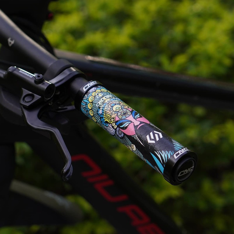 Chooee - Agarres de silicona para bicicleta, con bloqueo de