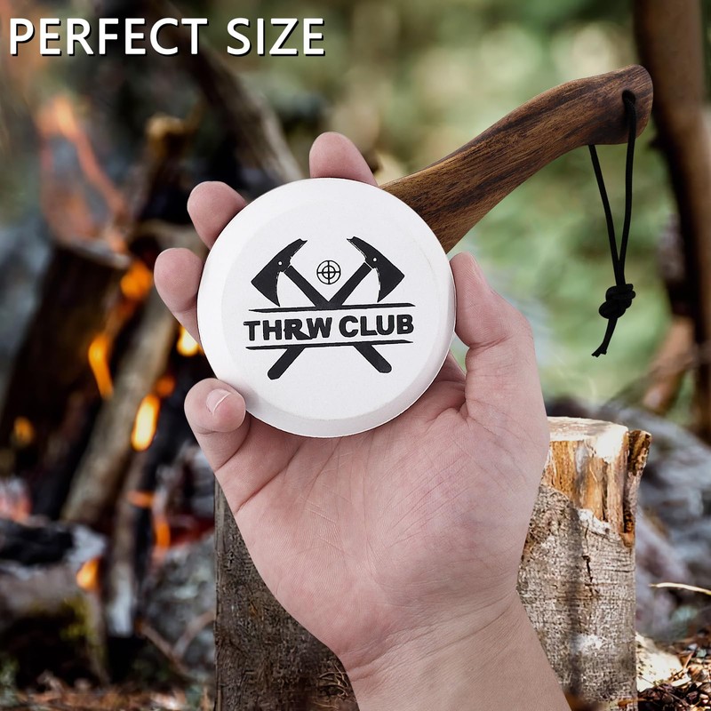 THRWCLUB Axe Sharpener 400/1000 Grit - Hatchet/Axe Sharpening Stone, Axe