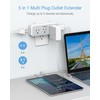 Multi Plug Outlet Extender, TESSAN Surge Protector Wall Plug Splitter