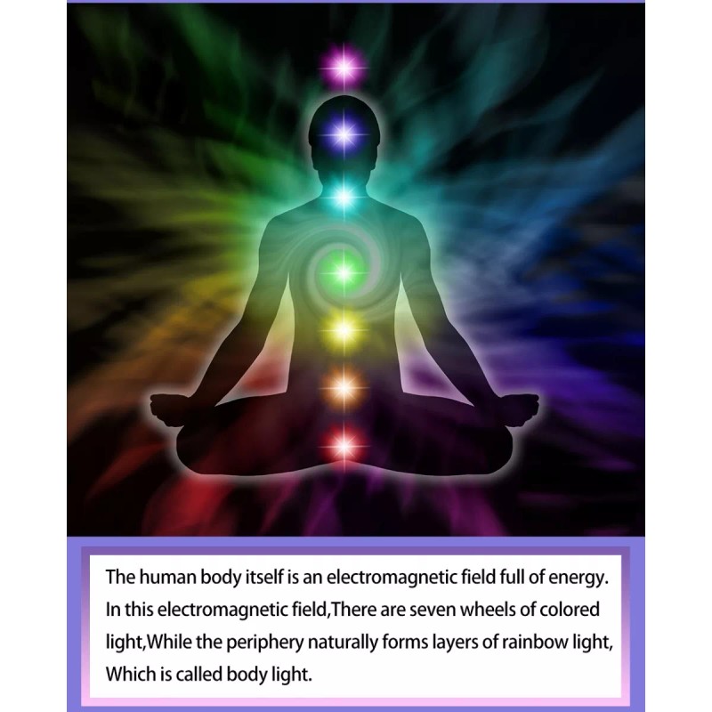 TENDER LIHOME Collar 7 Chakras Orgonita Cuarzo Reiki Chacras Espiritual