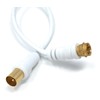 DRUT 15m RF TV Aerial Male to F Type Connector
