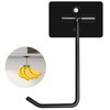 Peasulin Banana Hanger Hook, Under Cabinet Double Hook Holder for