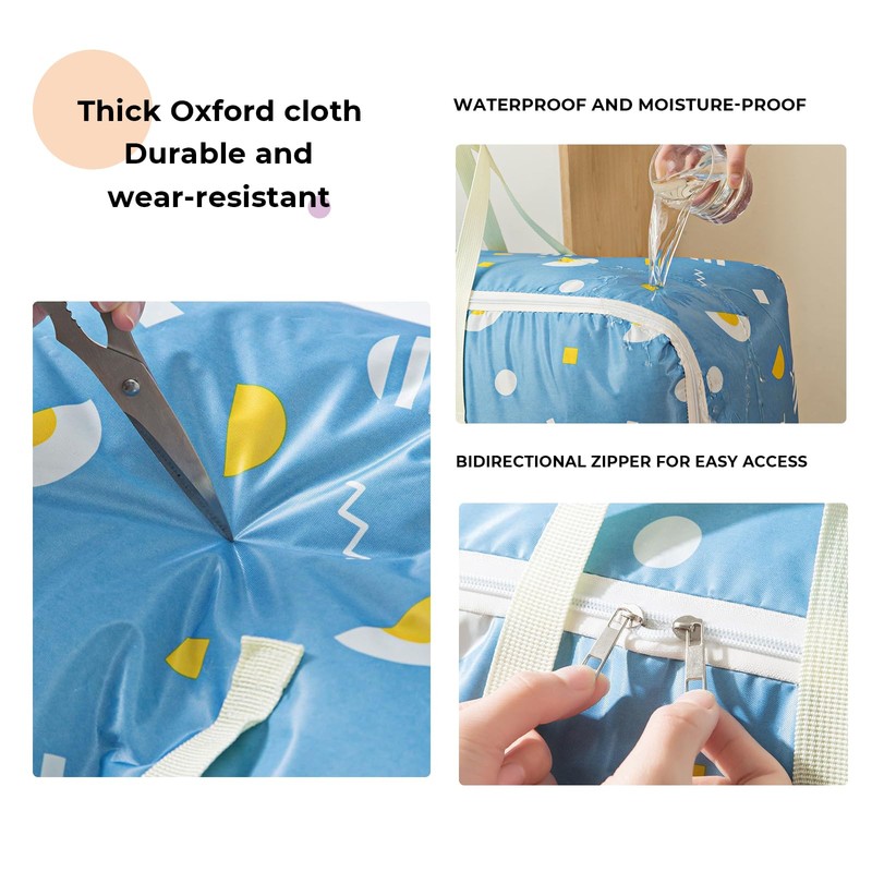 Storage Boxes With Lids，Packing Boxes Heavy Duty Oxford Organizer Bags