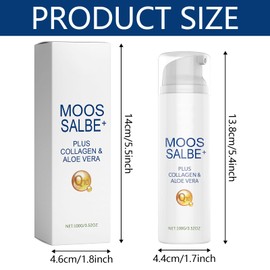 Zkaoai Moossalbe PLUS, Moossalbe Gegen Falten, Aktiv Hautreparatur Moossalbe, Gesichts Creme Gegen Falten, Moossalbe Falten, Hautglanz Mooscreme,Feuchtigkeitscreme Gesicht,Geeignet für Alle Hauttypen