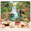 VBS 2026 Rainforest Falls Backdrop, Tropical Rain Forest Adventure Kids