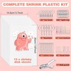 171-Piece Shrink Film Set, Shrink Film for Painting, Shrink Film