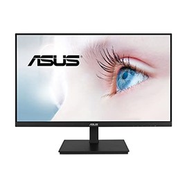 ASUS 23.8” 1080P Monitor (VA24DQSB) - Full HD, IPS, 75Hz, Speakers, Adaptive-Sync, Low Blue Light, Flicker Free, VESA Mountable, Frameless, HDMI, DisplayPort, VGA, USB hub, Height Adjustable