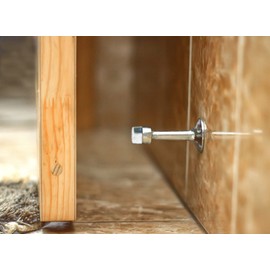 Richelieu Hardware 216ORBR Onward 3-in (76.2 mm) Rigid Door Stop, Oil-Rubbed Bronze