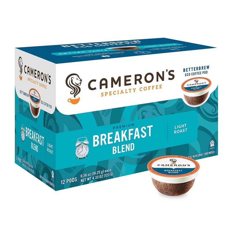 Cameron's Coffee Single Serve Pods, Breakfast Blend, 12 Count (Pack