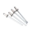 Rosette Rivets, 8PCS Aluminum Rosette Shaped Rivets Rustproof Cars Rose